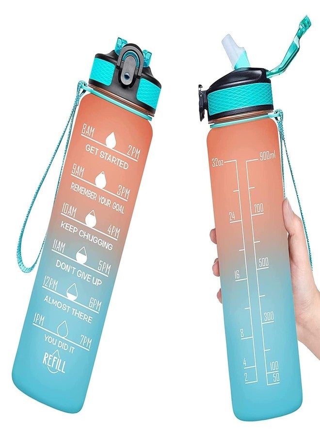 Arto Unbreakable Water Bottle 1 Litre with Motivational Time Marker, Leakproof Durable BPA Free Non-Toxic Water bottle for office,Water bottle for gym (Multicolor) - Image 5